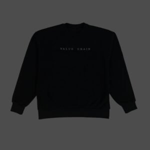 100 Sweatshirt Black Back