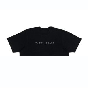 50 T-Shirt Black Back Cropped