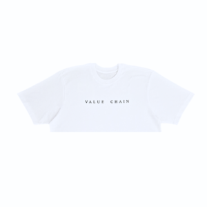 50 T-Shirt White Back Cropped